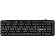 Клавиатура проводная DEFENDER Element HB-520, USB, 104 клавиши + 3 дополнительные клавиши