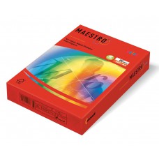 Бумага цветная MAESTRO Color Intensive , А4 красная 500л Р80